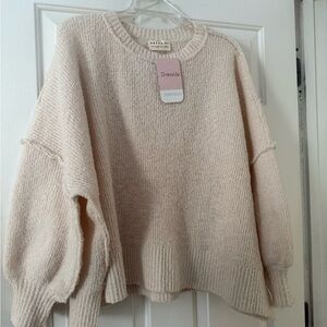 DressUp Women's Cozy Cream Sweater